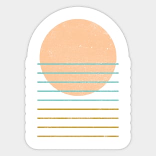 Retro Sunset Sticker